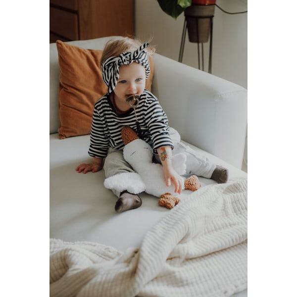 Бяла подложка за спане Goose - Malomi Kids-image-3