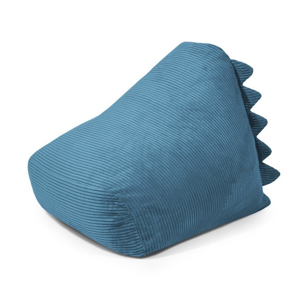 Син детски пуф от рипсено кадифе Snug 80 Dragon – SLOWDOWN