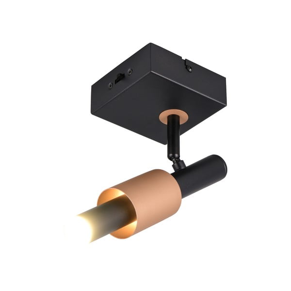 LED прожектор в черен и бронзов цвят 20,5x10 cm Ikaris – Trio Select-image-3