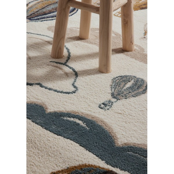 Кремав детски килим 120x170 cm Hot Air Balloon – Hanse Home-image-2