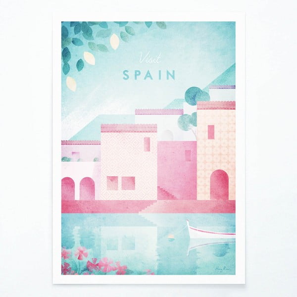 Плакат , 30 x 40 cm Spain - Travelposter