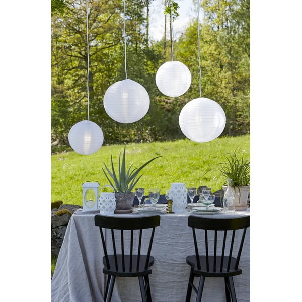 Бял фенер Фенер, височина 16 cm Flame - Star Trading-image-3