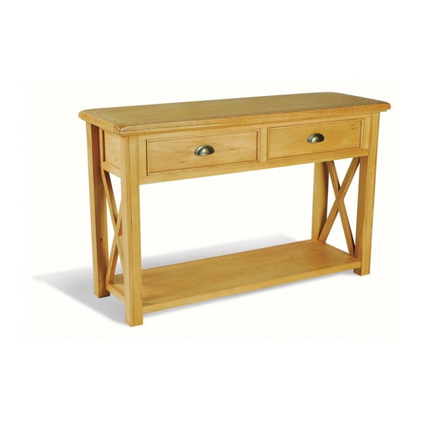 Konzolový stolek z dubového dřeva Bluebone Country