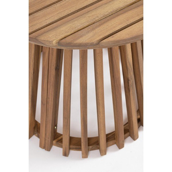 Кръгла градинска масичка от масивна акация ø 50 cm Rodano – Bizzotto-image-3