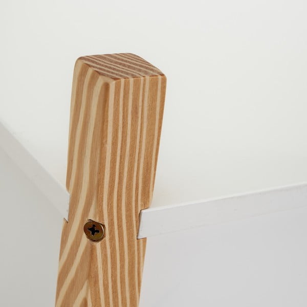 Бяла детска етажерка с плъзгащи се врати 70x77 cm - Casa Selección-image-3