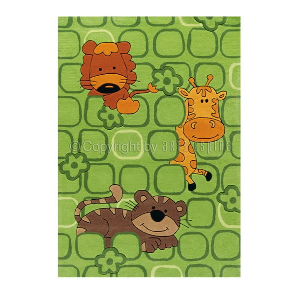 Ručně tkaný koberec Sam Zoo, 110x160 cm