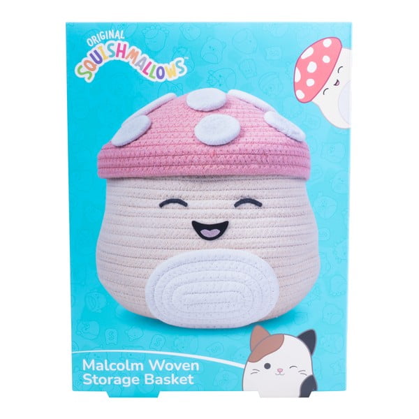 Бежова текстилна детска кошница за играчки ø 23x22 cm Fizz Malcolm – SQUISHMALLOWS-image-4
