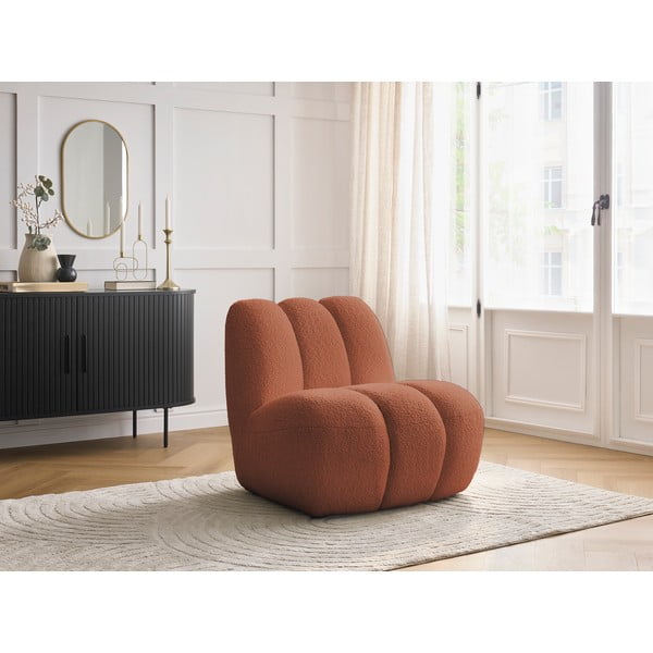 Кресло от прежда с примки от букле в тухлен цвят Janissaire – Bobochic Paris-image-1