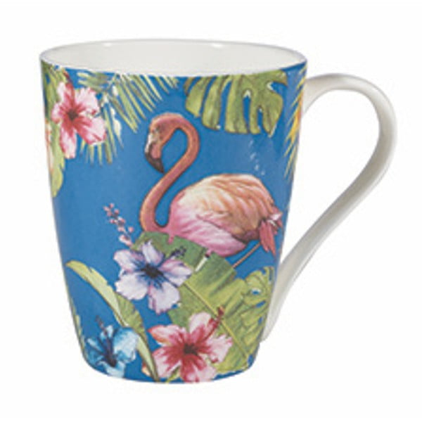 Чаша от костен порцелан Churchill Reignforest Flamingo, 390 ml - Churchill China