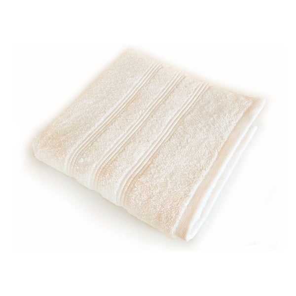 Krémový ručník z česané bavlny Irya Home Classic, 30 x 50 cm