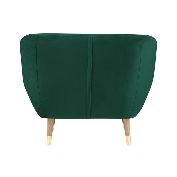 Кресло от тъмнозелено кадифе Benito - Mazzini Sofas-image-4