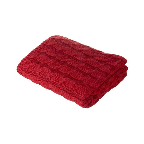 Червено одеяло Uma, 125 x 150 cm - Parlane
