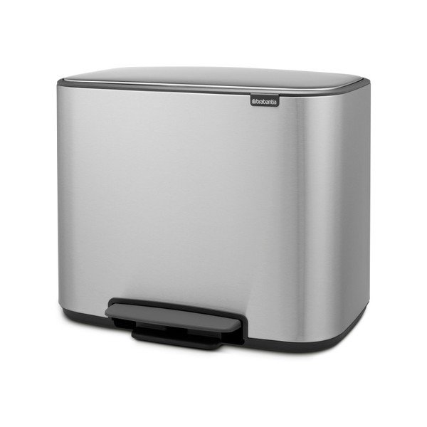 Кош за отпадъци от неръждаема стомана , 36 л - Brabantia-image-3