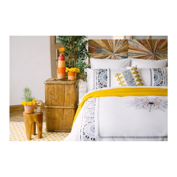 Двойно спално бельо от памучен перкал North, 200 x 220 cm - Bella Maison
