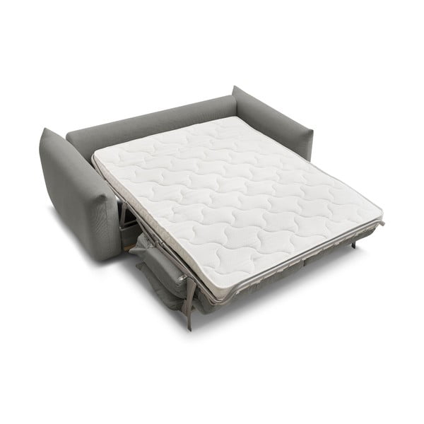 Сив сгъваем диван 214 cm Ernest – Bobochic Paris-image-4