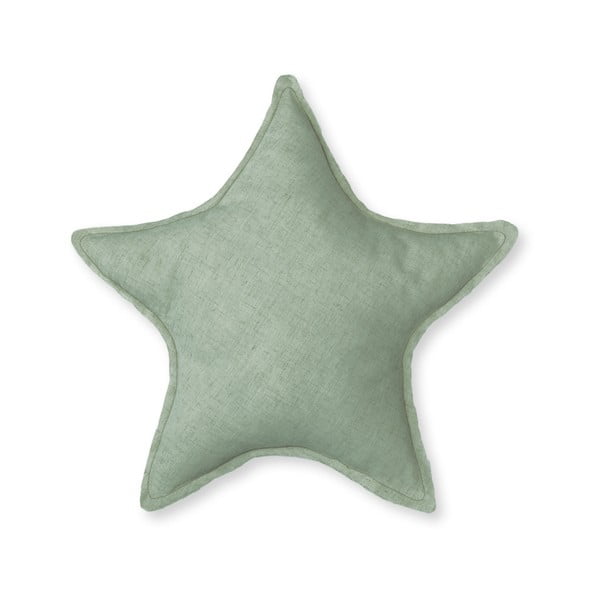 Зелена декоративна възглавница Star - Little Nice Things