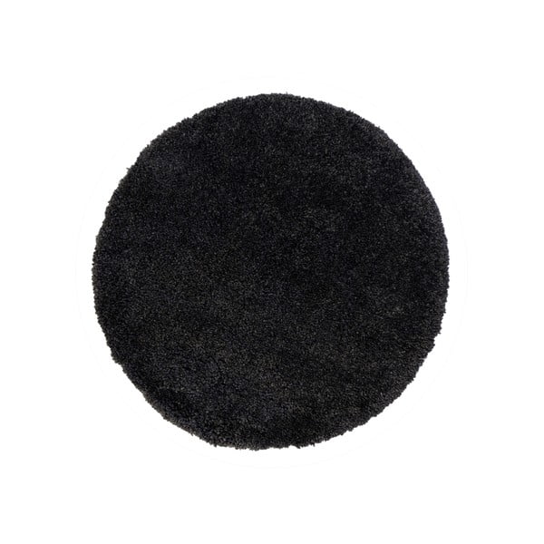 Черен килим , ⌀ 133 cm Sparks - Flair Rugs