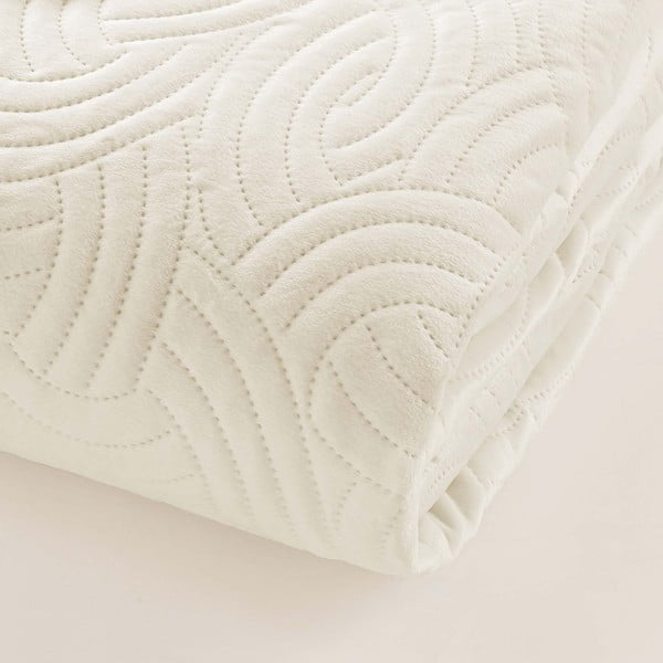 Бежово покривало за легло 220x240 cm Solange – douceur d'intérieur-image-1