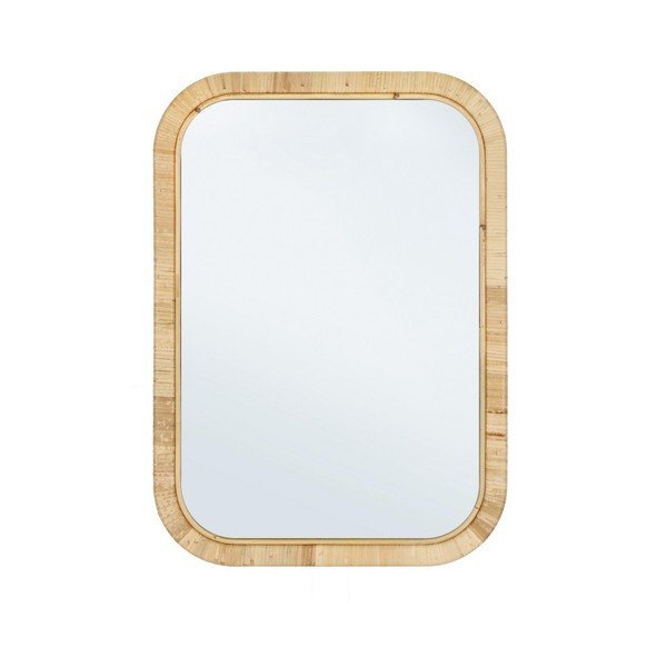 Стенно огледало ратаново 50x70 cm Hakima – Bizzotto