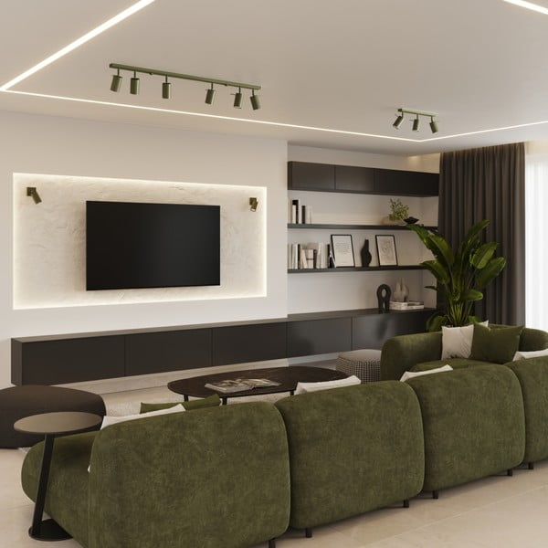 Зелен прожектор 6x117 cm Etna – Sollux-image-2