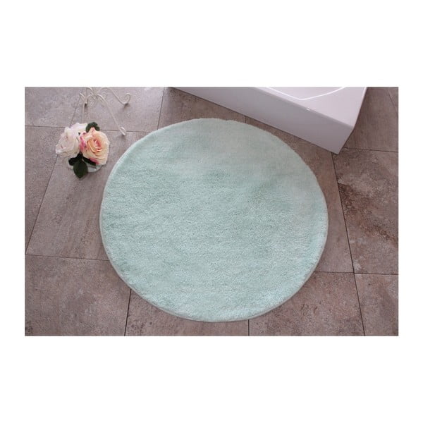 Зелена постелка за баня Colors of Mint, ⌀ 90 cm - Confetti Bathmats