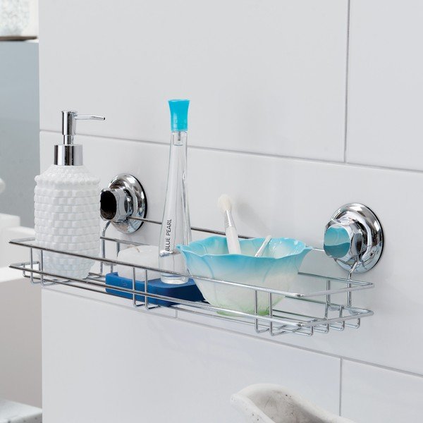 Самоносеща метална етажерка за баня в сребристо Bestlock Bath - Compactor-image-1