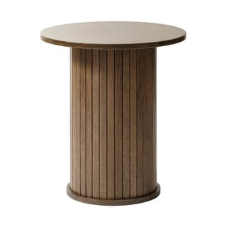 Кръгла масичка за кафе от дъб ø 50 cm Nola - Unique Furniture