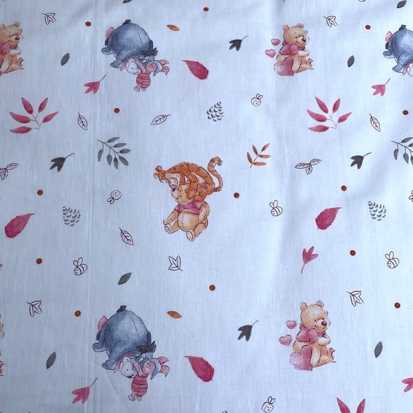 Памучно спално бельо за детско легло 100x135 cm Winnie the Pooh - Jerry Fabrics-image-3