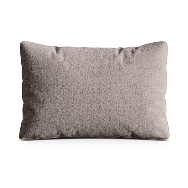 Сиво-бежова възглавница за диван от прежда с примки от букле Kemi – Cosmopolitan Design