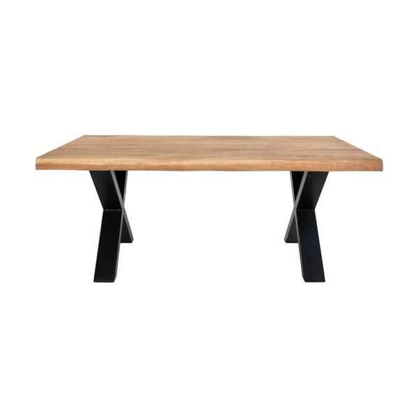 Масичка за кафе с масивен дъбов плот , 120 x 70 cm Toulon - House Nordic-image-2