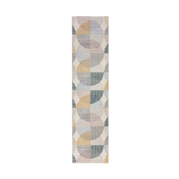 Сив и жълт килим Centro, 60 x 230 cm - Flair Rugs