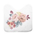 Бяло-розов килим за баня WC 45x45 cm Jayana – douceur d'intérieur