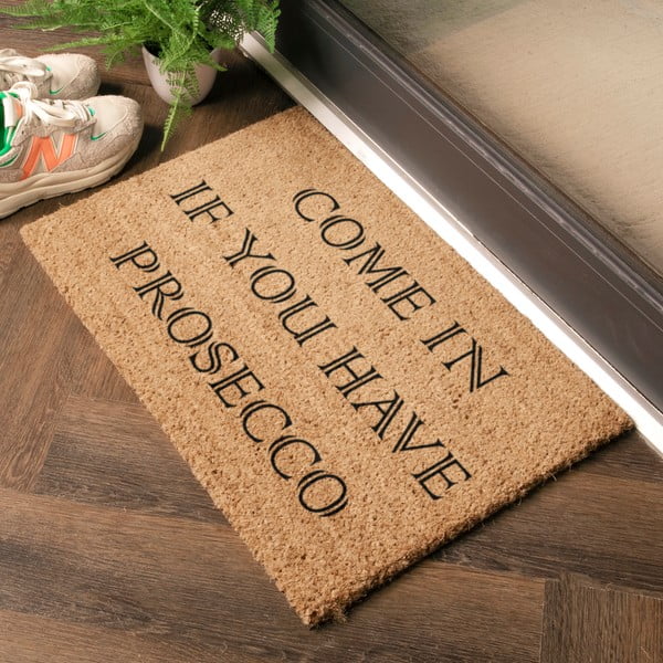 Изтривалка от кокосови влакна 40x60 cm Prosecco – Artsy Doormats-image-1