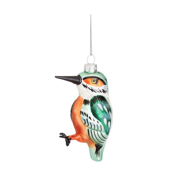 Стъклена коледна украса Kingfisher – Sass & Belle
