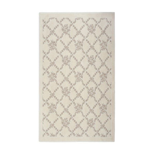 Krémový bavlněný koberec Floorist Mira, 120 x 180 cm