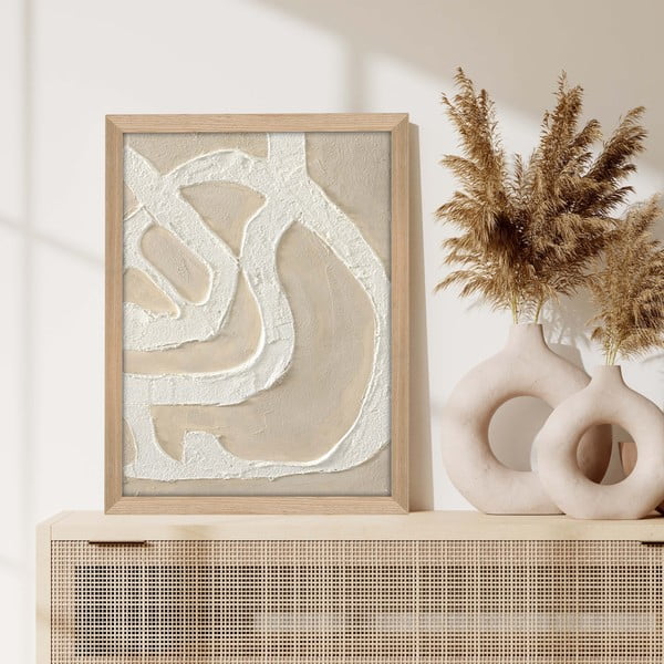 Ръчно рисувана картина 32,5x42,5 cm Raw organic – Malerifabrikken-image-1