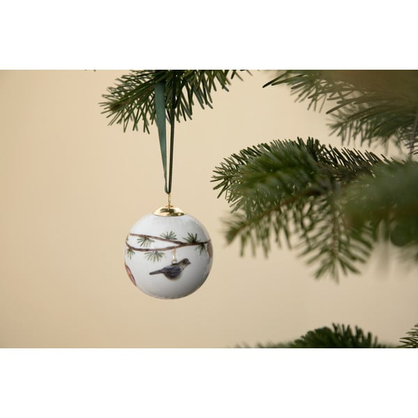 Порцеланов коледен висящ орнамент Hammershøi - Kähler Design-image-1