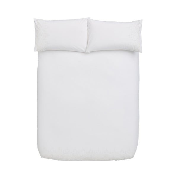 Бяло памучно спално бельо , 200 x 200 cm Embroidery Anglaise - Bianca