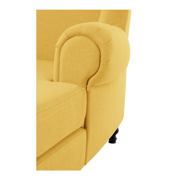 Žluté křeslo ušák Max Winzer Mareille Yellow-image-4