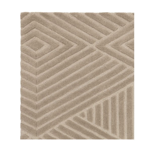 Светлокафяв вълнен килим 120x170 cm Hague - Asiatic Carpets-image-4