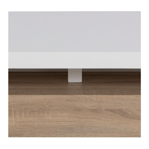 Бяла масичка за кафе 117x58 cm Malakit - Actona-image-1