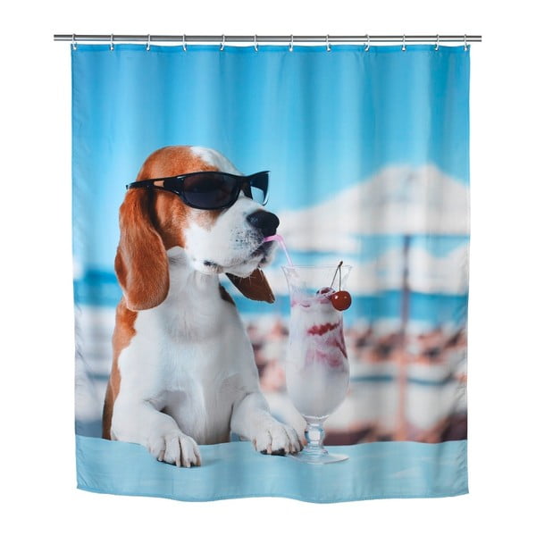 Завеса за душ Cool Dog, 180 x 200 cm - Wenko