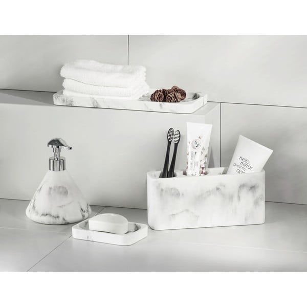 Бяло-сив органайзер за четки за зъби Desio - Wenko-image-2