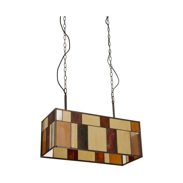 Метално висящо осветително тяло със стъклен абажур Waldorf – Premier Housewares-image-4