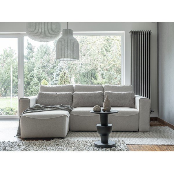 Кремав ъглов разтегателен диван (променлив) Homely Tommy - Miuform-image-1