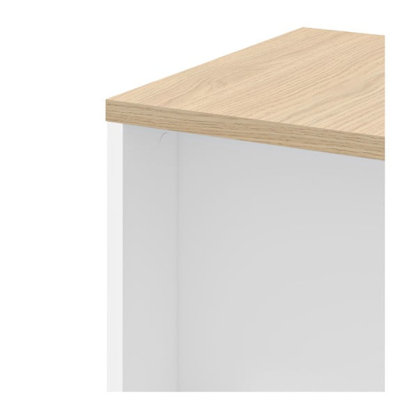 Дъбова странична маса 40x40 cm Ella - TemaHome-image-1