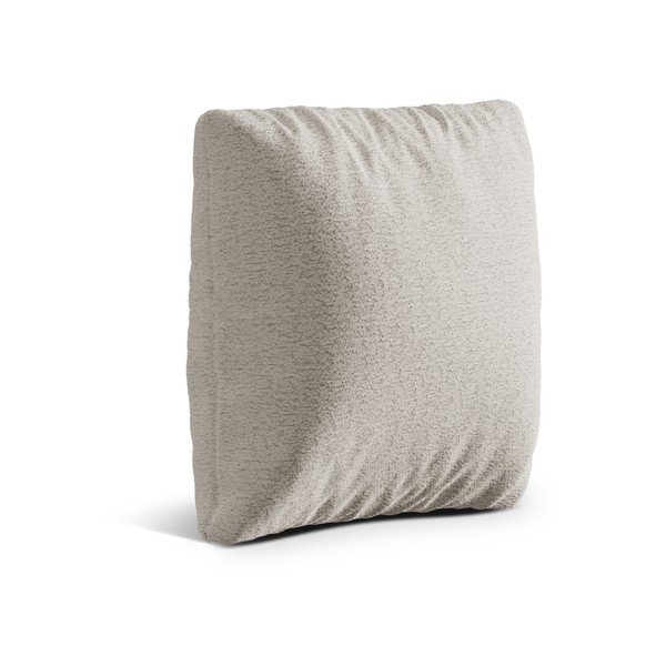 Бежова възглавница за диван от прежда с примки от букле Kemi – Cosmopolitan Design-image-1