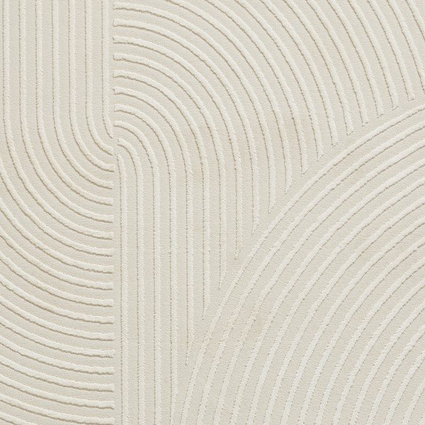 Кремав килим от рециклирани влакна подходящ за пране 120x170 cm Flores – Think Rugs-image-3