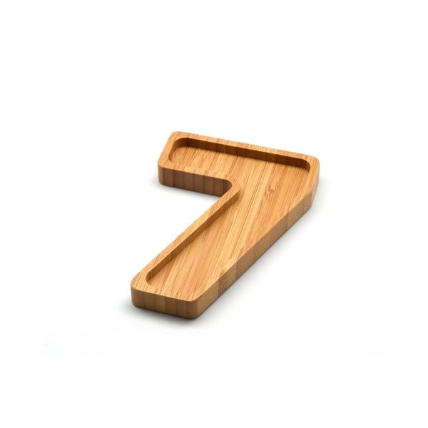 Бамбукова купа за ядки във формата на числото 7 Numero - Bambum