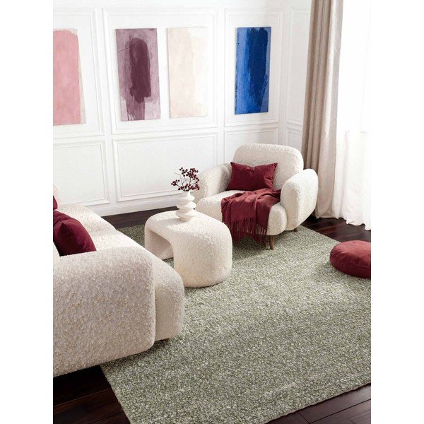 Светлозелен ръчно изработен килим 120x170 cm Notting Hill Portobello – Ted Baker-image-1